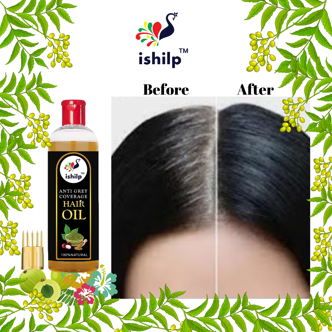 Wine Red  Mehndi 500GRM+250GRM Combo With Anti Grey Coverage Oil -100ml (Flat 10% Off)